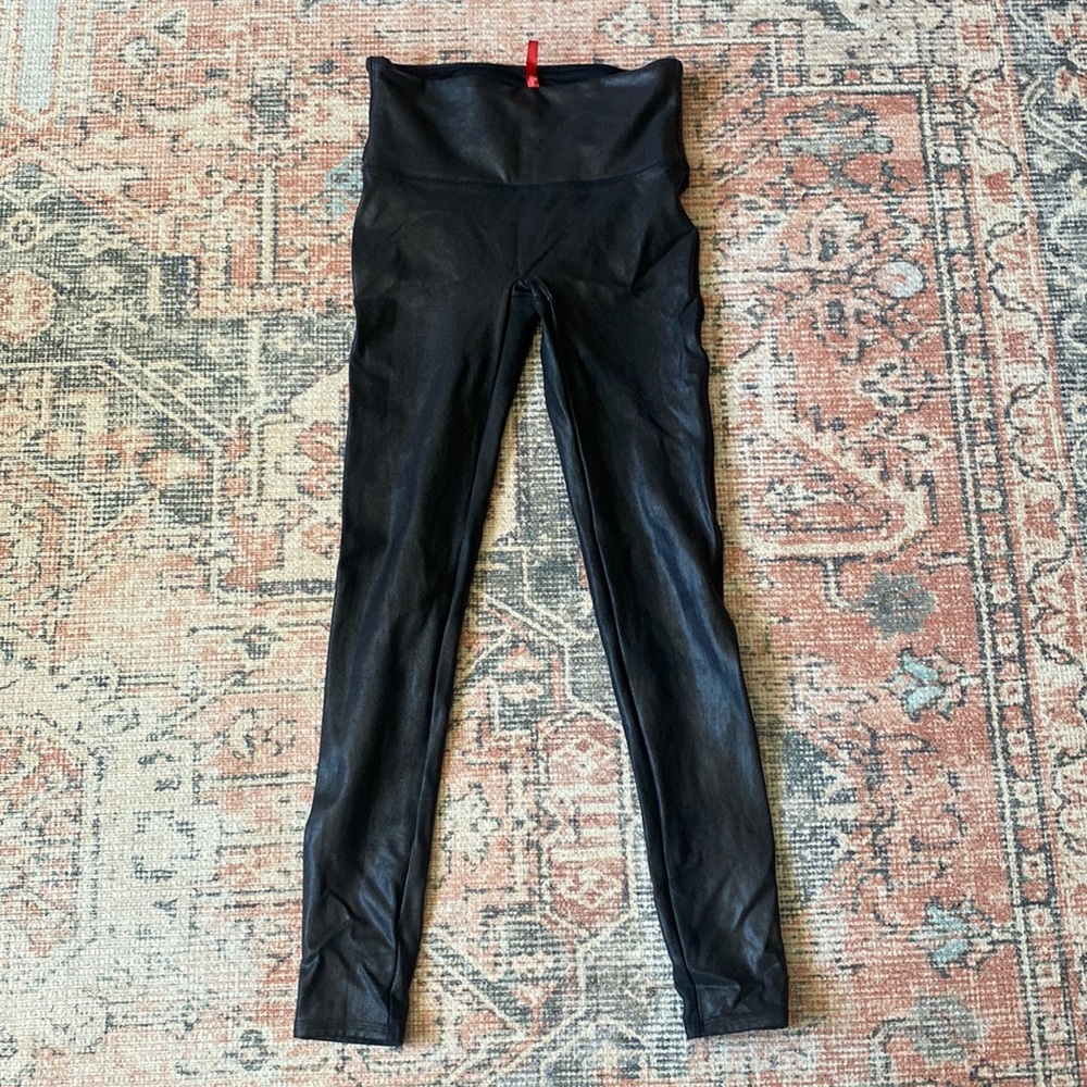 Spanx faux leather leggings